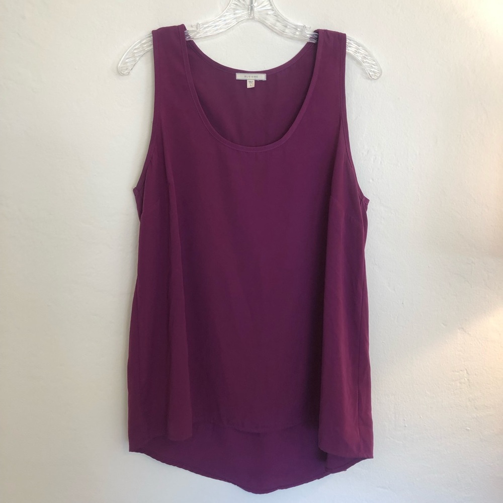 Magenta Silky Tank